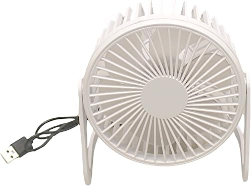 Miniatura 3 de Dependable Industries inc. Essentials USB Desk Fan – 6-Inch Personal Mini Portable Desktop Fan, Quiet Motor, Adjustable Angle, USB-Powered for Home