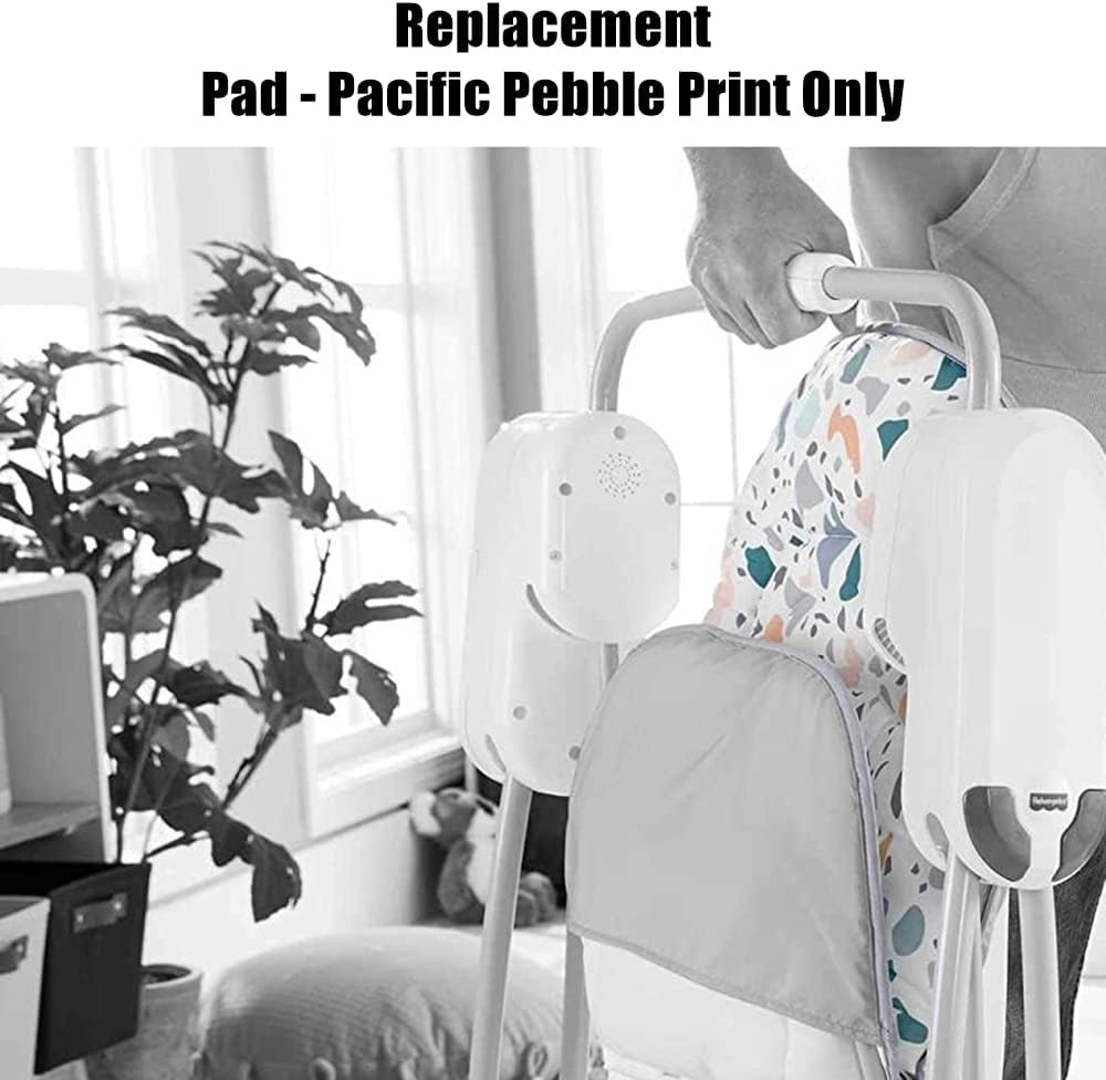Replacement Pad for Fisher-Price Take-Along Swing - HBD71 - Replacement Padded Seat Cover - Pacific Pebble Print