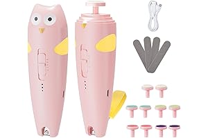 Licitin 2-in-1 Electric Nail Trimmer Kit for Babies and Toddlers: Safe, Rechargeable, and Noise-Free