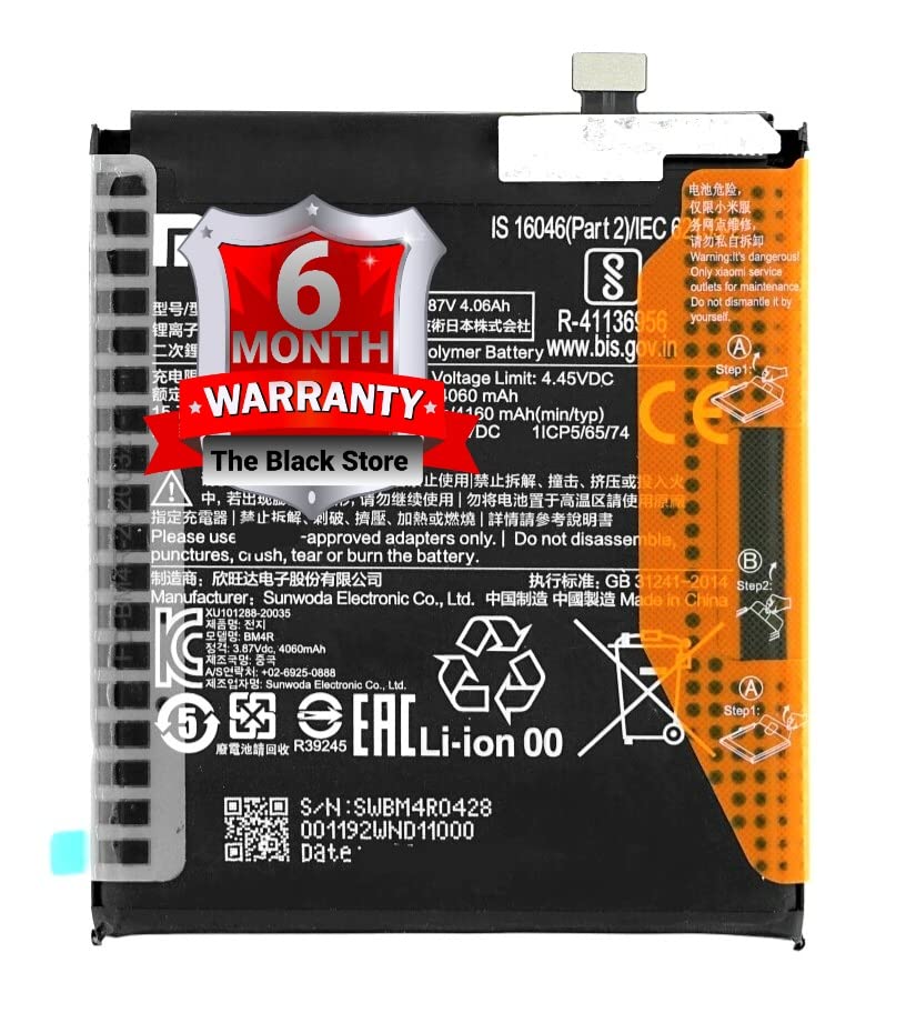 Image of Original Replacement Part for Xiaomi Mi 10 Lite 5G M2002J9G, M2002J9S with 6 Months Warranty (4160 mAh)