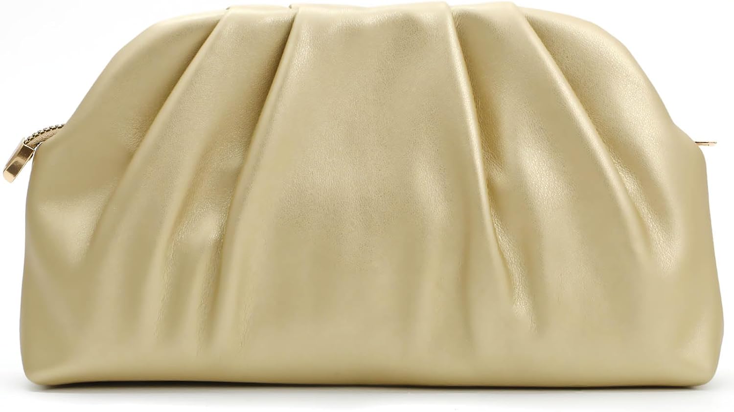 Clutch Purse for Women Soft Pleated PU Wedding Clutch, Elegant Evening Bag for Party