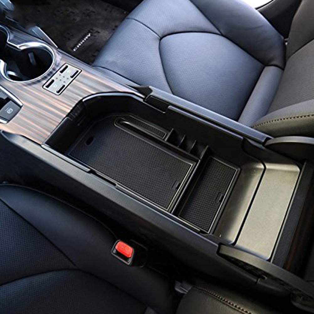 GZXinWei Center Console Armrest Storage Box Insert Organizer Tray Model Storage Box for 8th Gen Toyota Camry 2018-2023