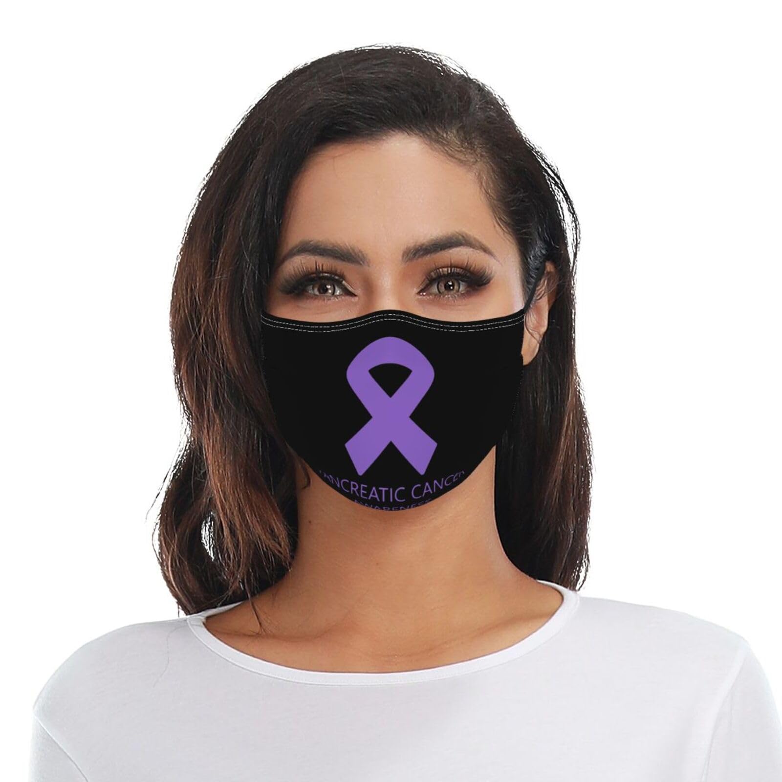 Pancreatic Cancer Awareness Adult Dust Mask Adjustable Dust Face with 2 Filter33
