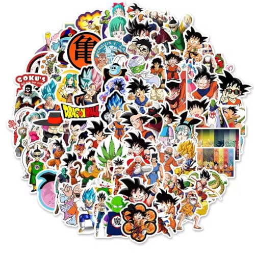 Tvoip 100Pcs Anime Stickers Pack Cartoon Characters Stickers Movie Decorative Sticker for Water Bottle Laptop Luggage Skateboard Planner Waterproof Vinyl Horror Decals for Teens Adults