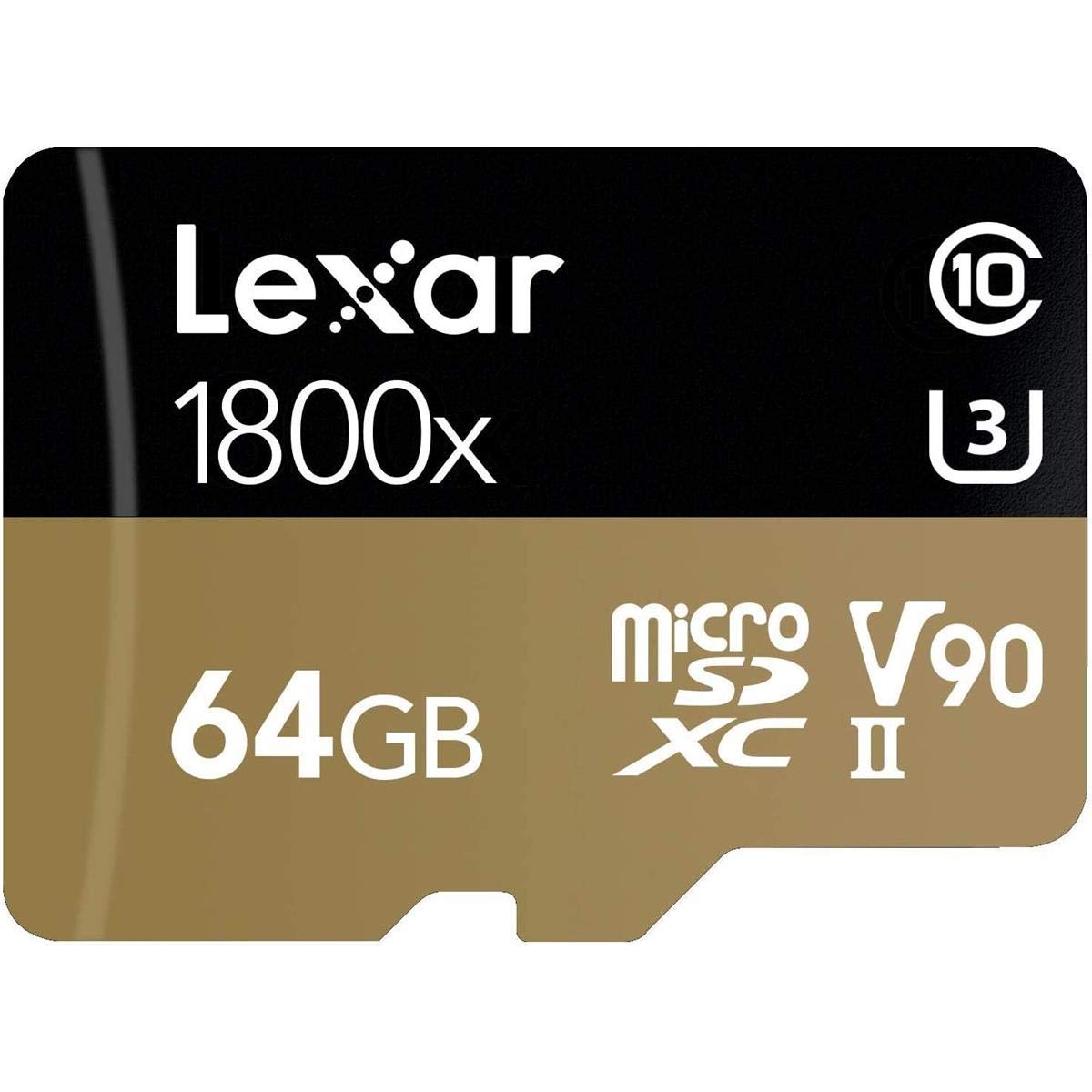 Lexar Professional LSDMI128CRBNA1800R - Scheda di memoria flash microSDXC 128 GB UHS-II W/USB 3.0 64 Gb