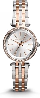Darci Watch for Women, Silver Tone Quartz Three Hand Movement with Stainless Steel Strap