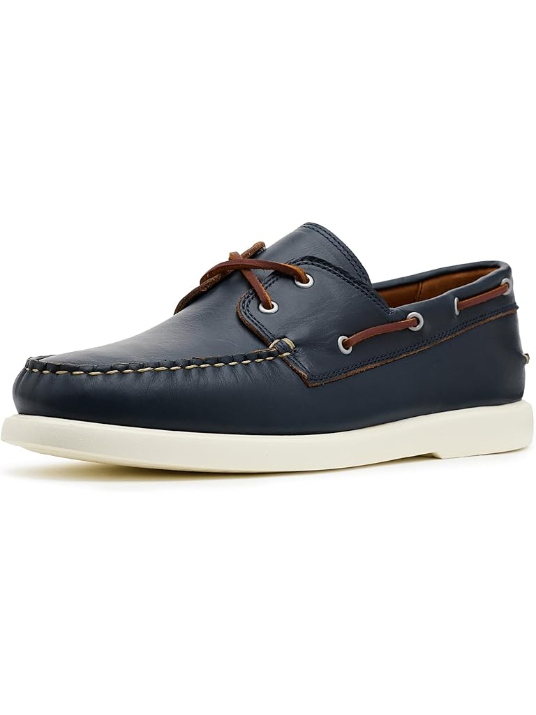 Navy Allen Edmonds Panama Boat Shoes