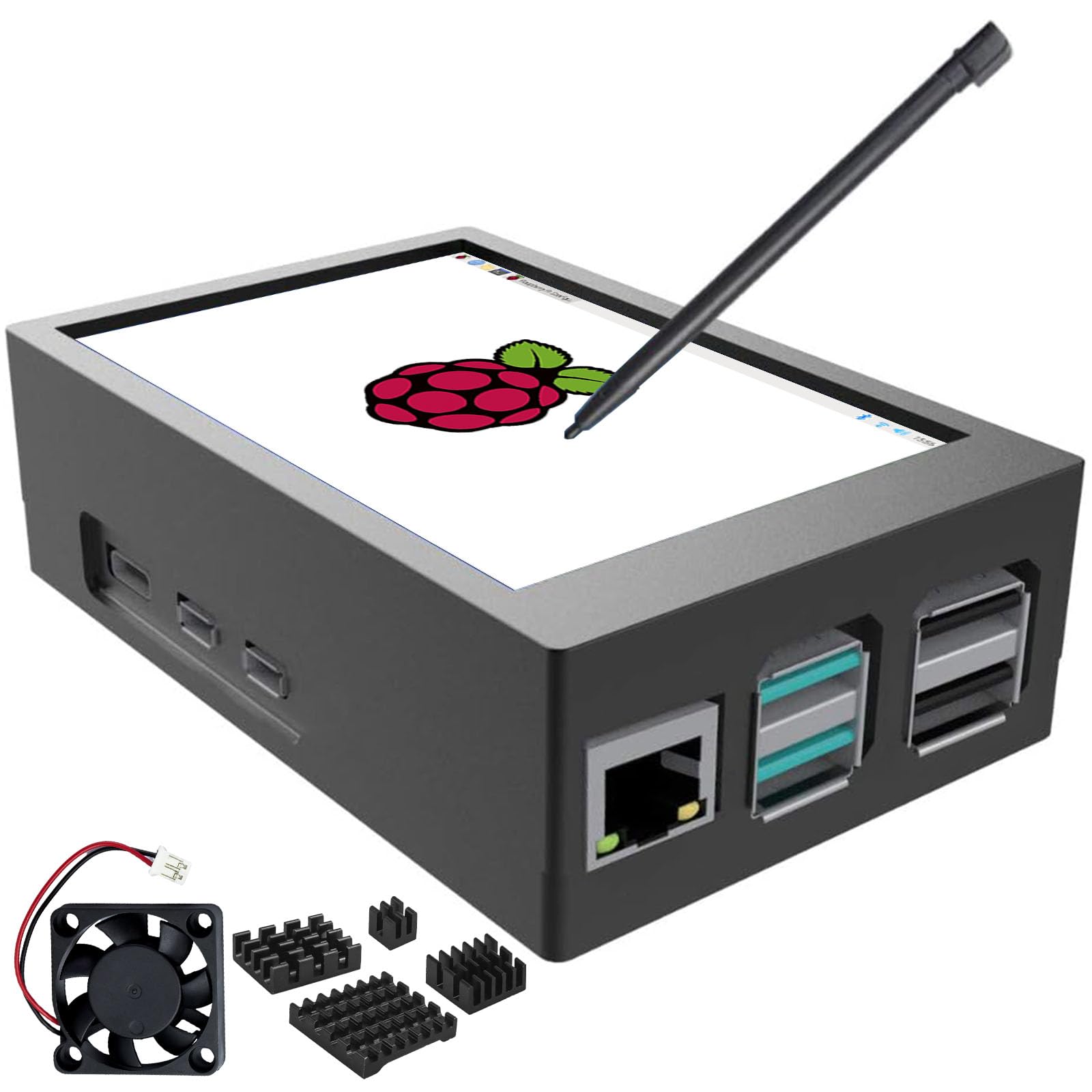 Buy CUQI Raspberry Pi Display, 3.5 Inch Touchscreen with Raspberry Pi 5 Case, 480x320 TFT LCD 60