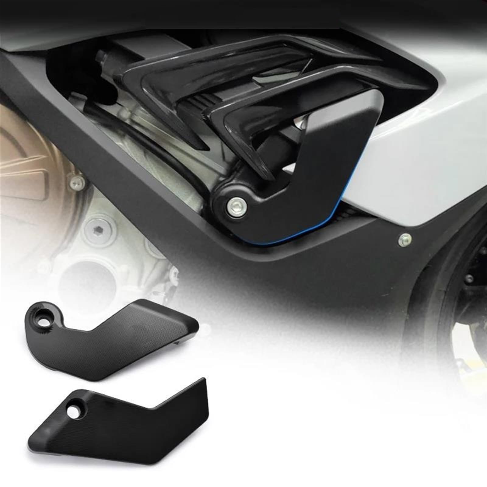 Copertura Laterale Carter Moto Protezione Carter Motore Moto per BMW S1000RR S 1000RR S1000 RR 2019-2023 Copertura Antiurto Carter Motore
