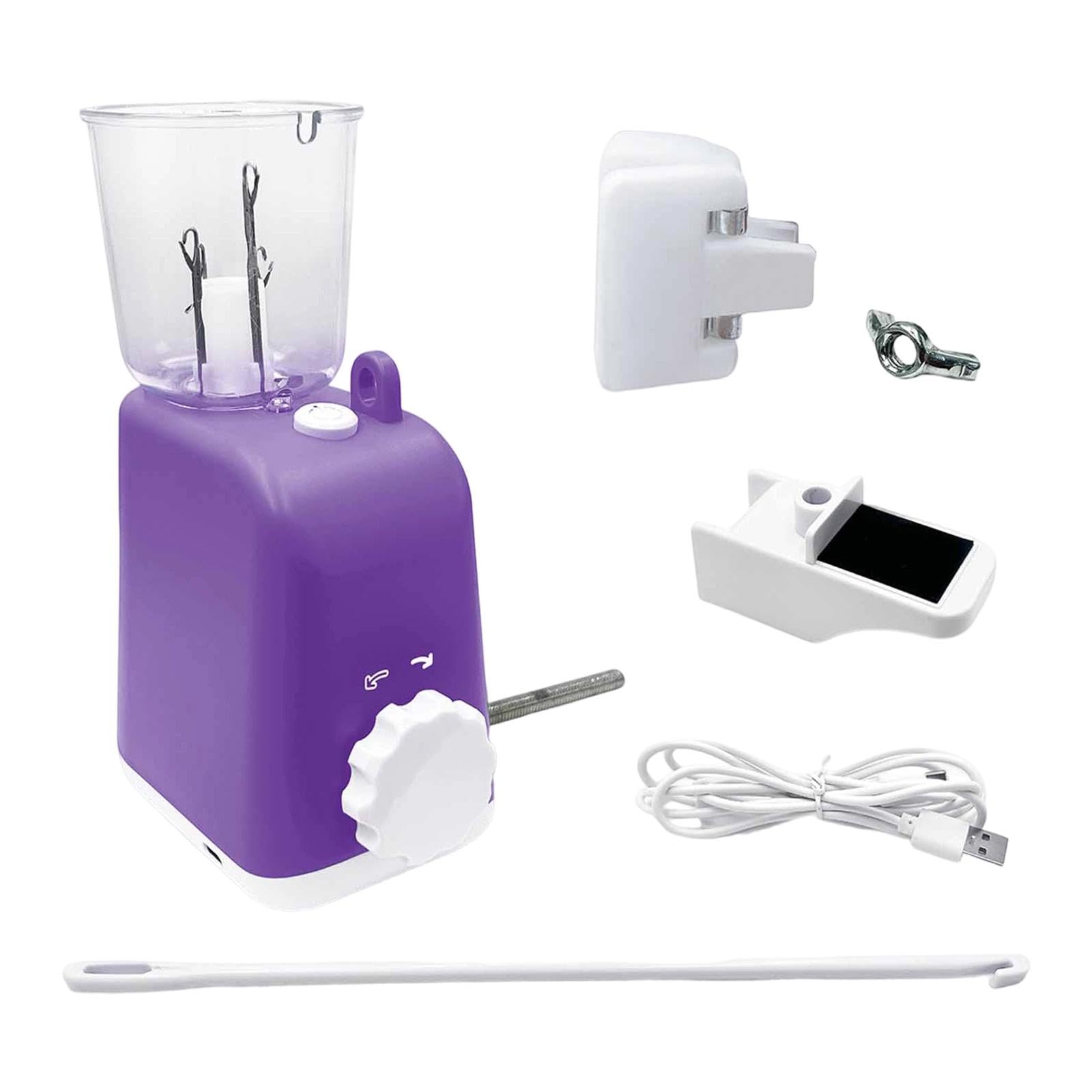 Electric Knitting Crochet Machine Weaving Machine for Braiding Craft Project Violet|Crafts | Needlecrafts & Yarn | Crocheting & Knitting | Machine Knitting | Knitting Machines-image-14