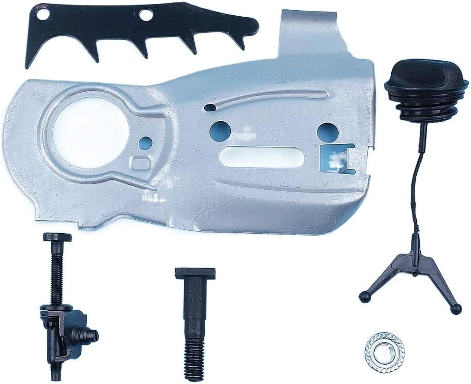 Amazon.co.jp NENYAO チェーン テンショナー アジャスター オイル キャップ バー ガイド プレート ナット キット