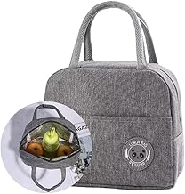 Bolsa Térmica para Marmita - Lancheira Térmica Adulto - Marmiteira Isotérmica Dobrável 4 Litros - Pequena e Compacta - Refeição Almoço, Trabalho, Academia e Viagem - UpShop (Cinza)