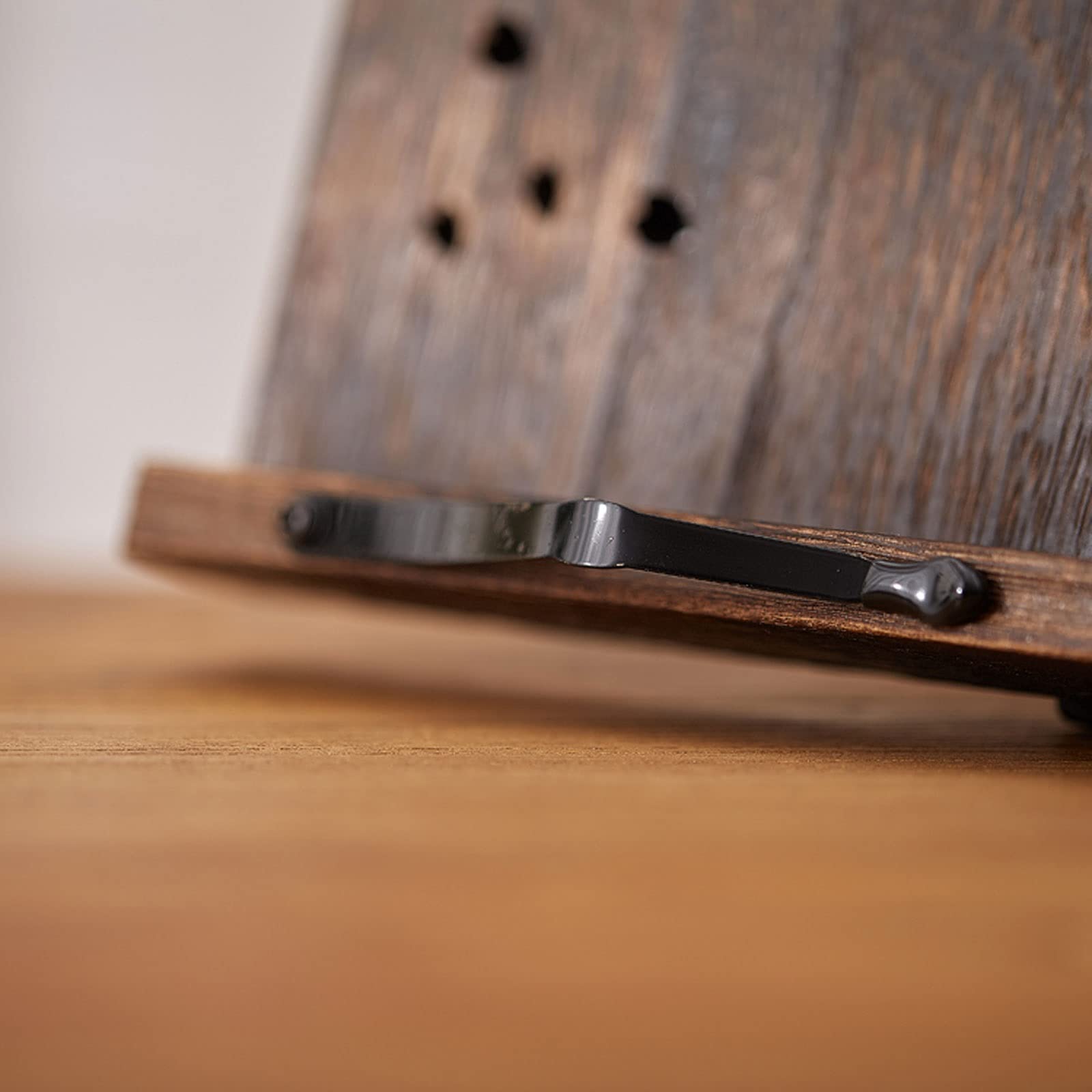 Atriles de música Atril de sobremesa, soporte de madera para libros de documentos, portátiles, libros de cocina, música y documentos, soporte de lectura con 6 posiciones ajustables para instrumentos