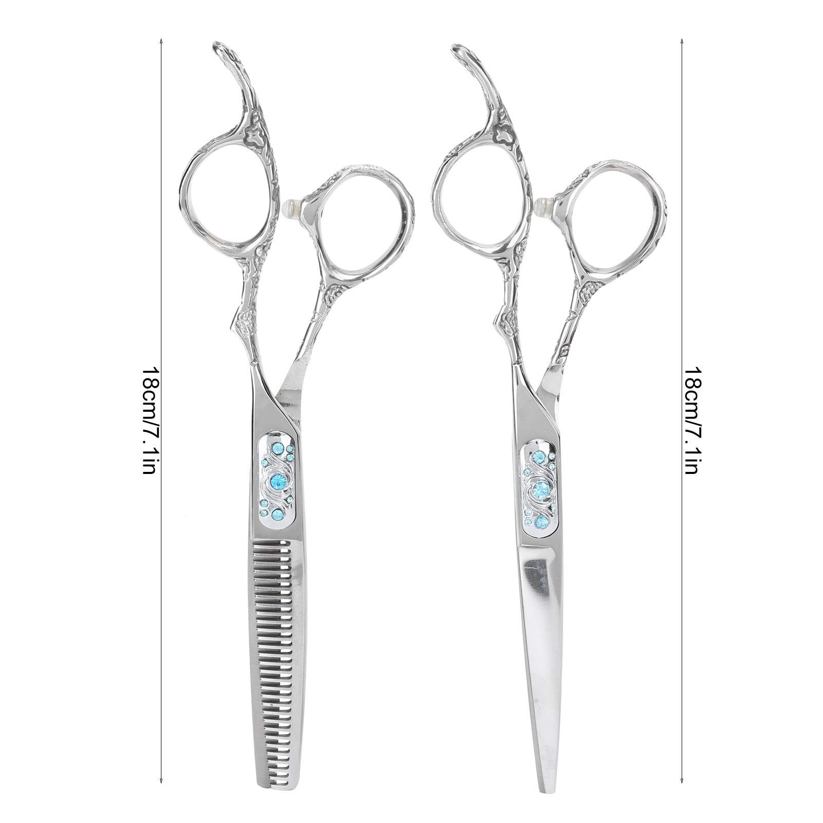 Professionelles Friseurscheren-Salon-Haarschneidescheren-Set mit Aufbewahrungstasche