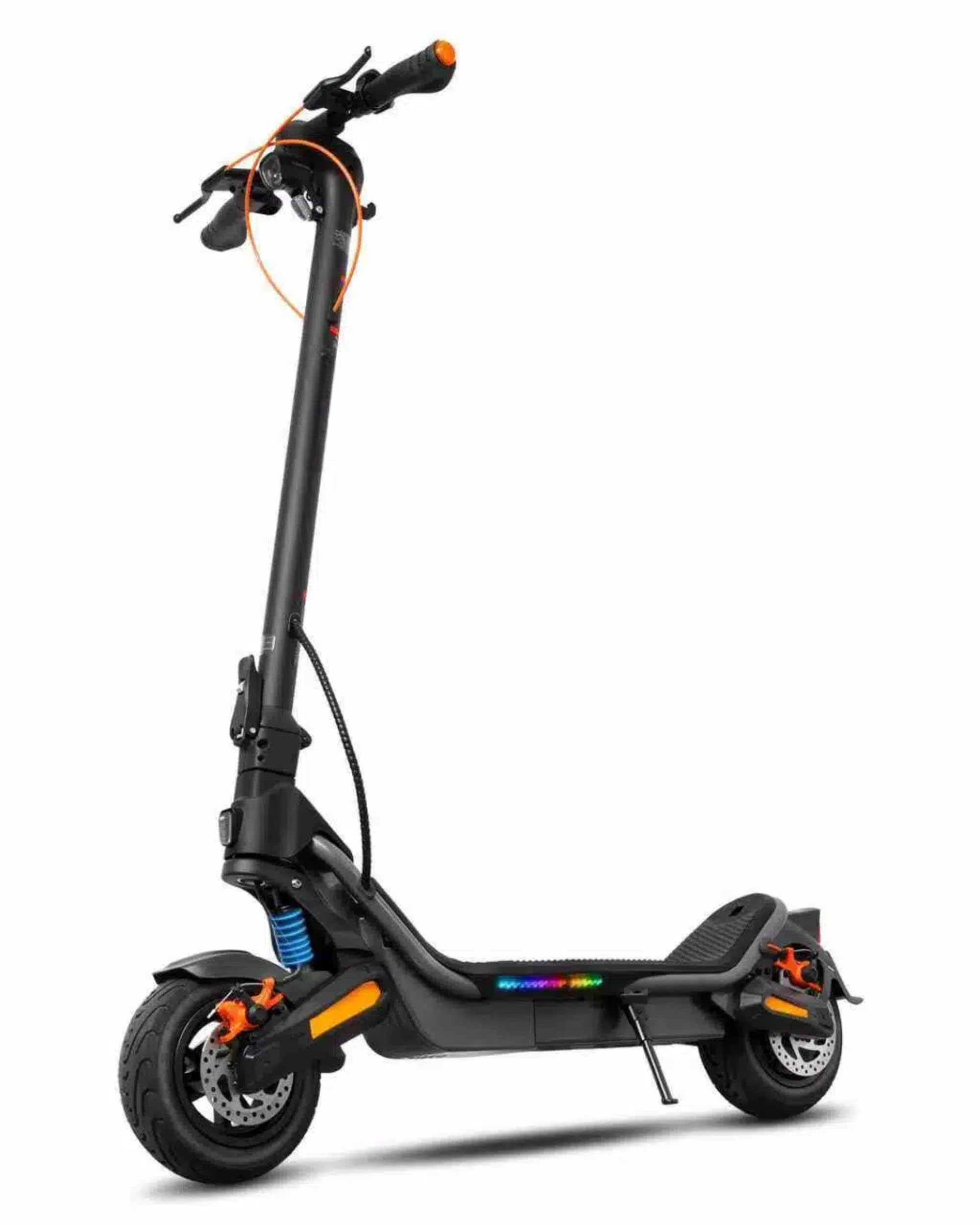 LAELIN E-Scooter mit Deutscher Straßenzulassung R-Serie, Fingerabdrucksensor, 85 km Reichweite, 10,5 Zoll Schlauchlose Reifen, 180 kg maximale Zuladung, 45% Steigfähigkeit