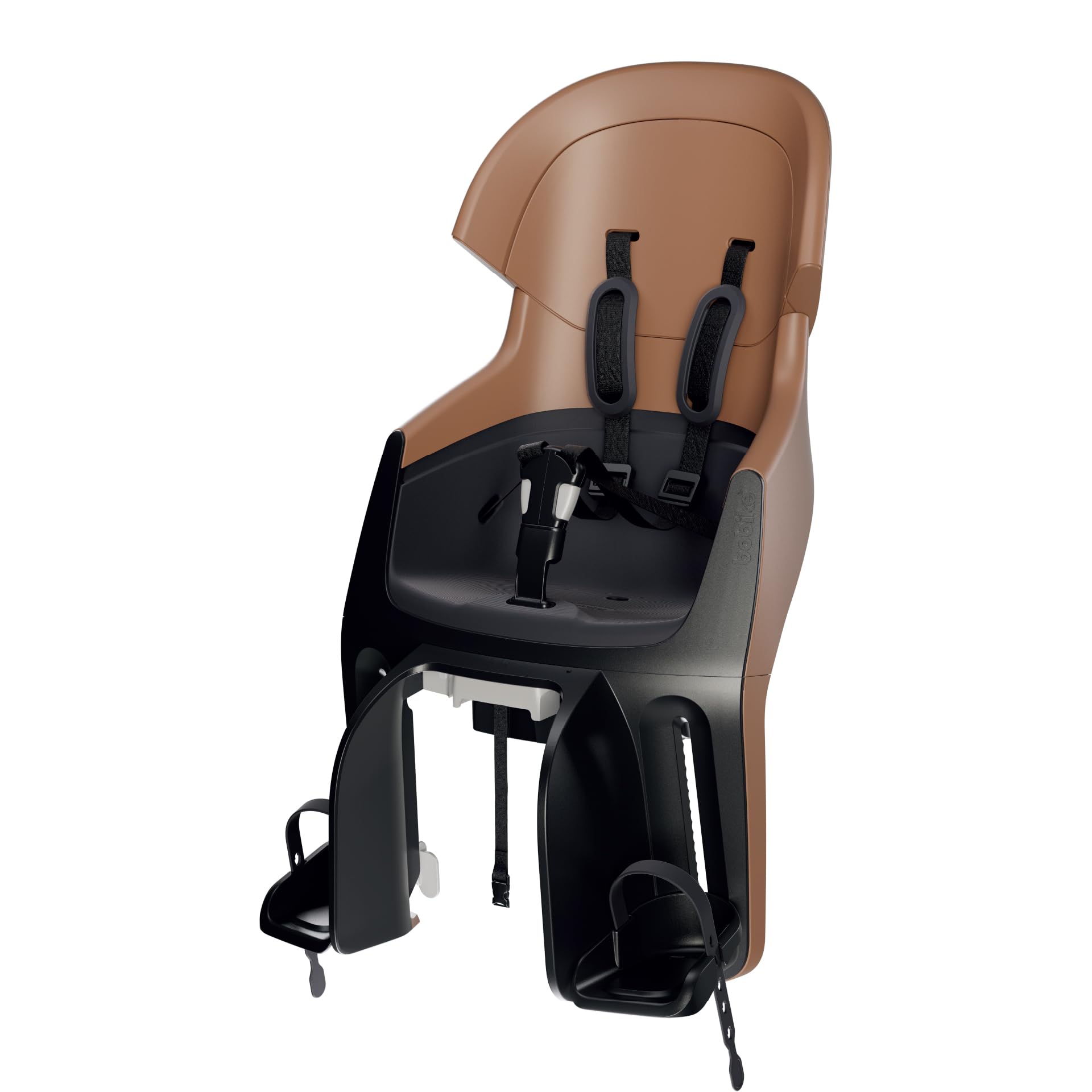 Silla Bicicleta Reclinable Trasera Bobike Exclusive Evolve Maxi con diseño Envolvente, suspensión integrada y arnés 5 Puntos para niños (hasta 22 kg y 110 cm)