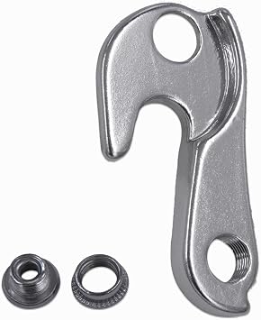Derailleur Hanger 114, Aluminum Alloy Bike Rear Gear Dropout, Compatible with Felt X City, Virtue, Verza, Nine, Cafe, Diamondback Hook, Felt Part #931004 GH-132, Silver