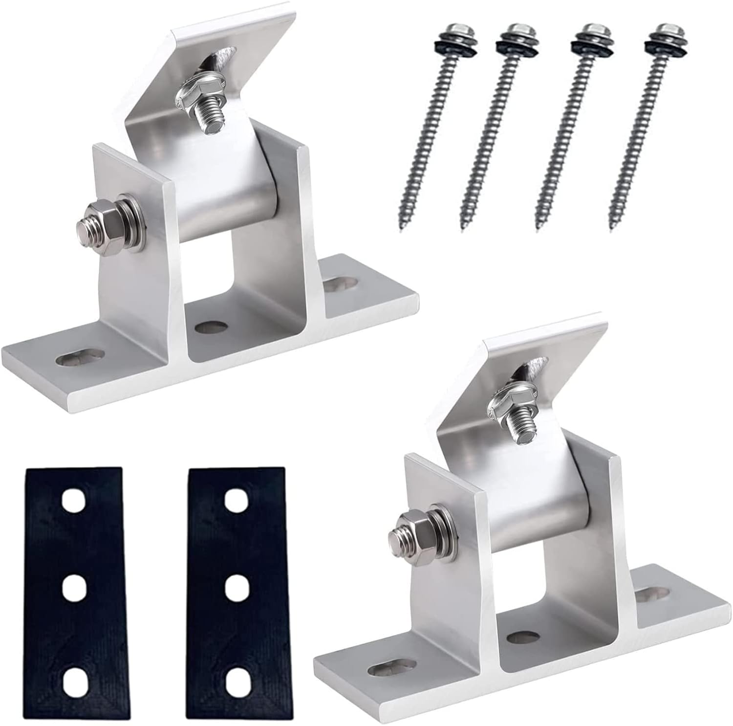 ZAMETTER Dachrinnenhalterung Aus Edelstahl – Für Solarpanel & Sicherheitskameras Outdoor