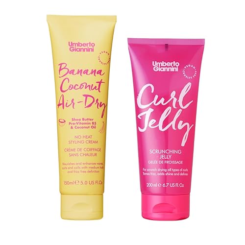 Miniatura 10 de Umberto Giannini Curl Jelly Scrunching Jelly & Curl Foam Mousse Styling Duo - Gel y mousse de control de rizos vegano y libre de crueldad animal