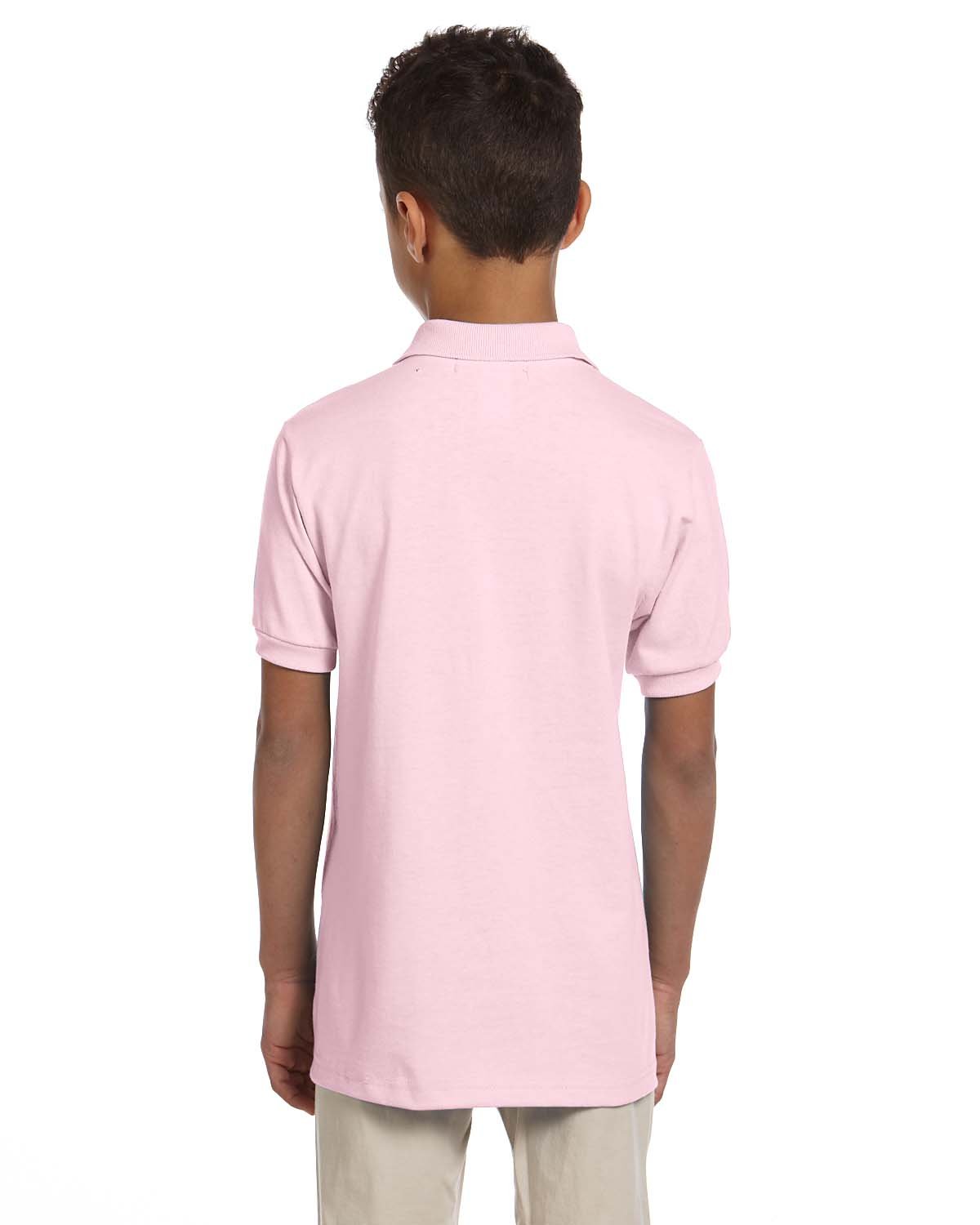 Jerzees SpotShield Short Sleeve Uniform Polo (2-Pack) T-Shirt Bambini e Ragazzi