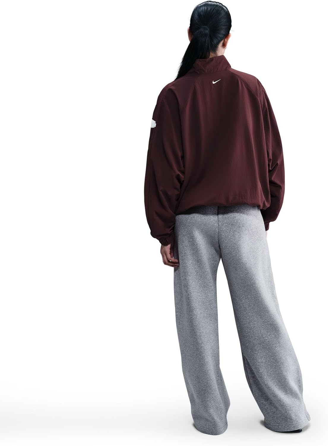 Nike Womens Sportswear Phoenix Fleece High-Waisted Wide-Leg Pants - Image 2