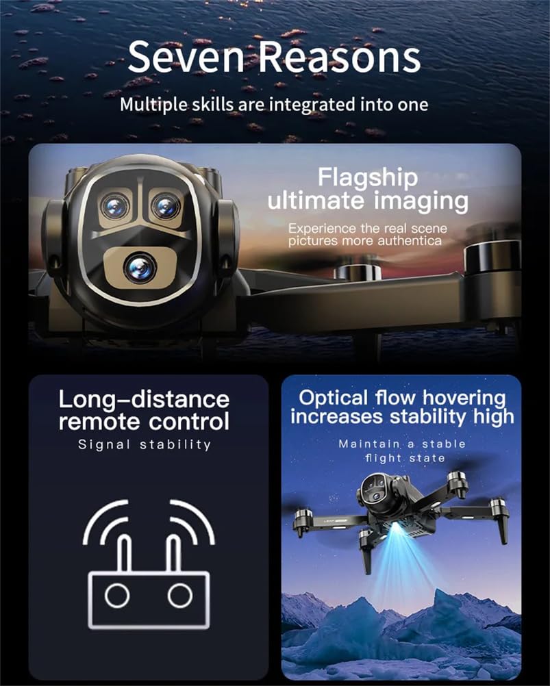 H21 Drone Posizionamento del Flusso Ottico Brushless Aircraft Fotografia Aerea ad Alta Definizione ESC Fotocamera Aereo telecomandato