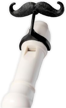 Recorder-stache by Brasstache - Clip on Mustache for Recorder Instrument, Original Size for Kids