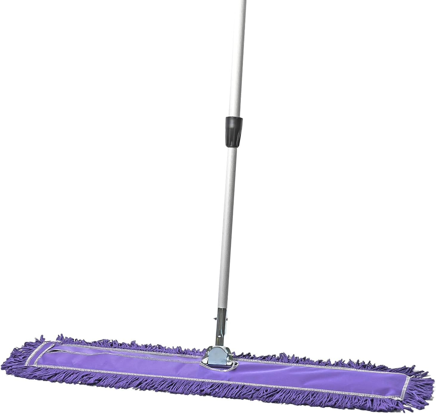 36 Inch Purple Commercial Dust Mop & Floor Sweeper with Extendable Handle  Mop for Hardwood, Tile, and Concrete Floor Cleaning