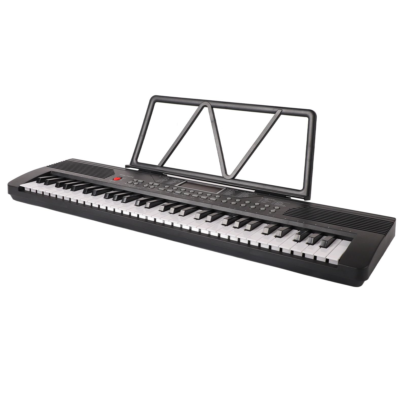 LiebeWH 61-Tasten-E-Keyboard-Klavier, Tragbares Digitalpiano mit Gewichteten Tasten für Anfänger, Erwachsene, Kinder, Heimübungen