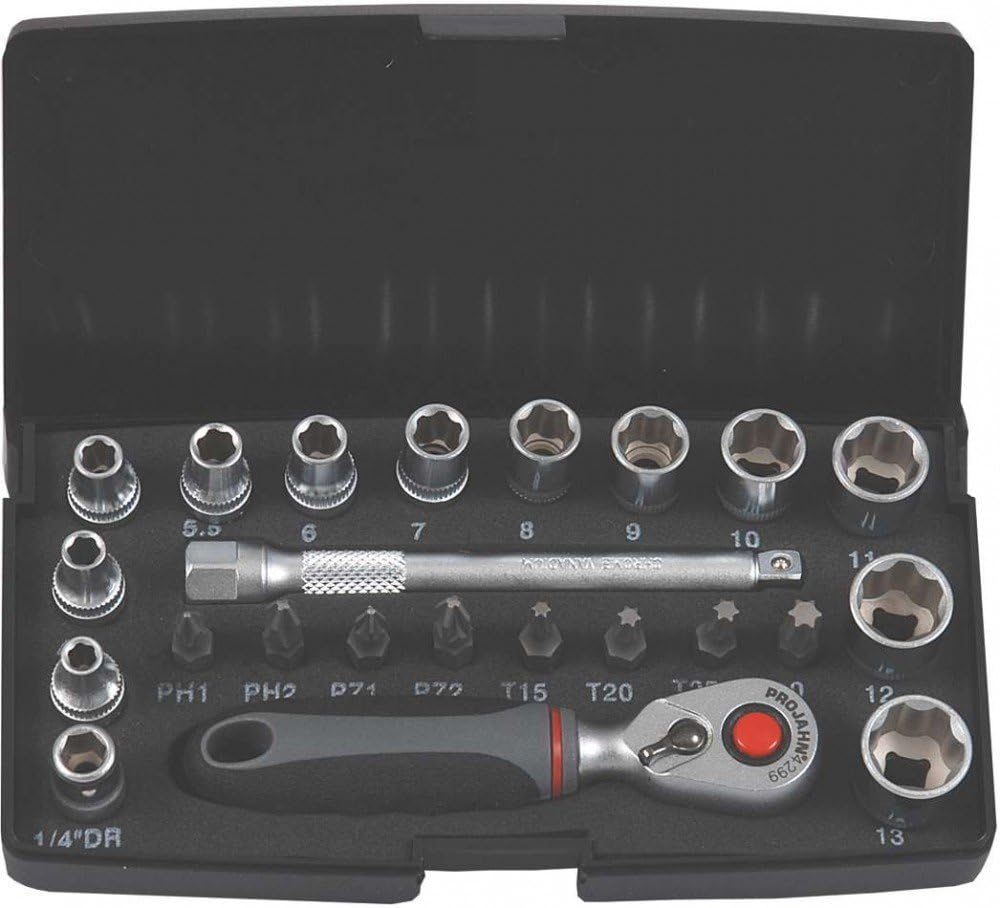 Projahn 1/4 Zoll MiniSteckschlüssel Satz 28teilig 4078 Amazon.de Baumarkt