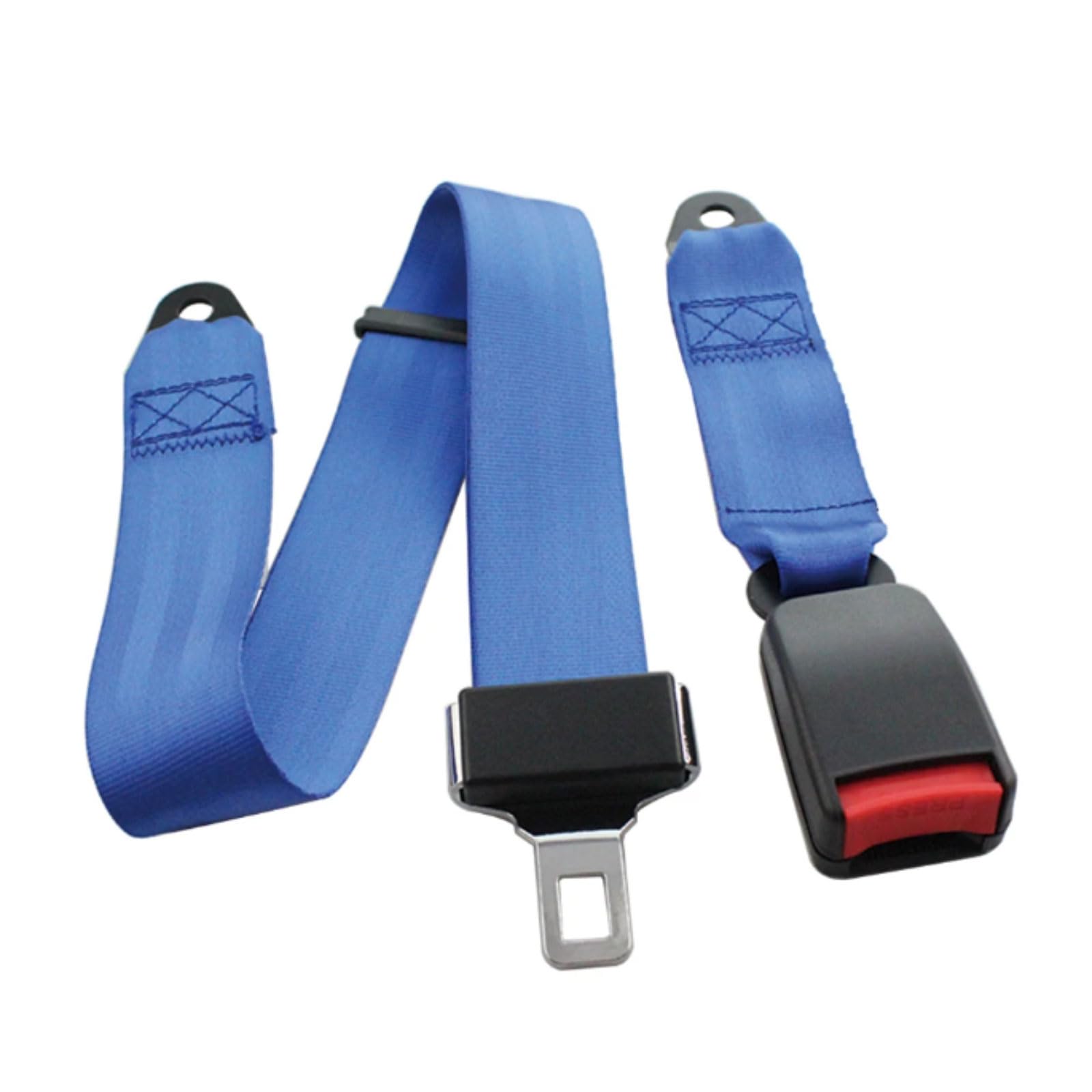 Dengqda Blue Car Seatbelt 2 Points Car Auto Seat Seatbelt Multiple Colour Universal Seat Belts Adjustable Extension Bucklet Truck Seat Safety Accessories Car Safety Belt