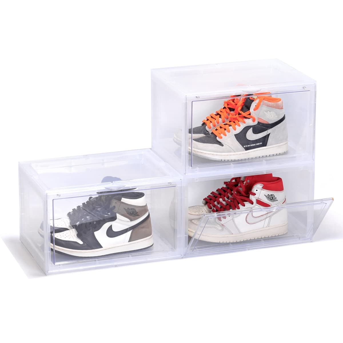 Buy RIVTUN Shoe Storage Boxes, Shoe Organizer for Closet Clear, Clear