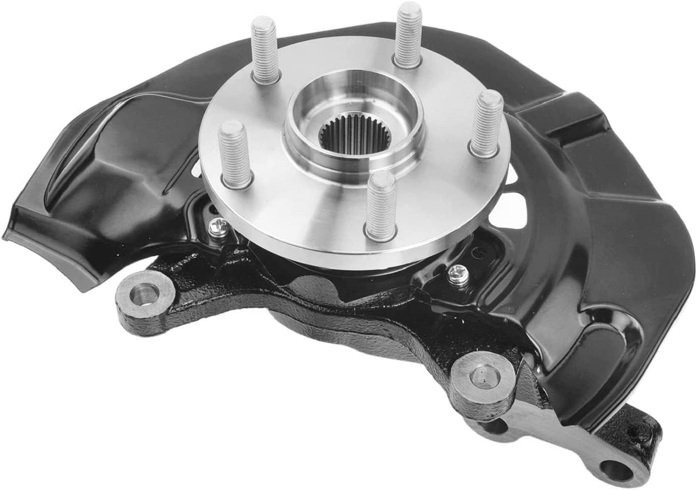 [FWD]Doiplent 698-424 Steering Knuckle & Wheel Hub Bearing Assembly Front Right/Passenger Side for Toyota Sienna 2004-2006 V6 3.3L, for Toyota Sienna 2007-2010 V6 3.5L