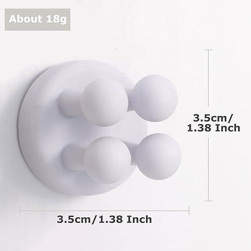 Vista 10 de 4 soportes de silicona para cepillos de dientes, gancho multifunción, impermeable, autoadhesivo, para cepillo de dientes, soporte para enchufe