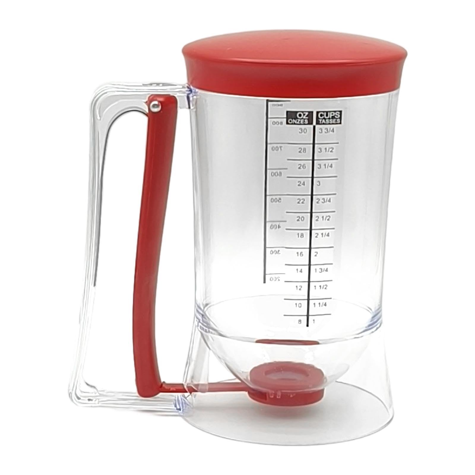 ATORSE Pancake Batter Dispenser Batter Separator for Cookie Pancakes Cooking Crepes red-image-36