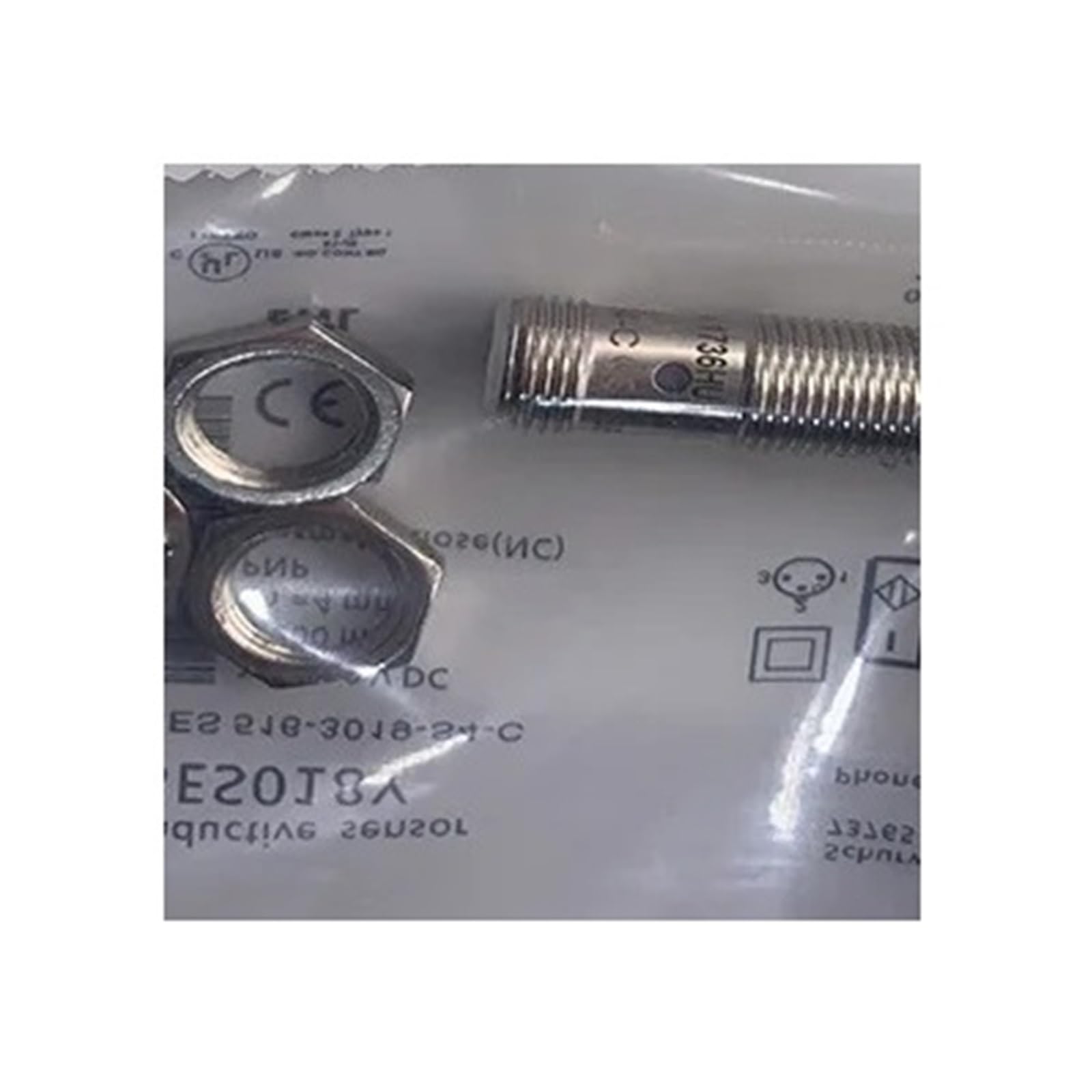 Capteur S18SP6RQ avec connecteur S186EQ cellule photoélectrique industrielle M18