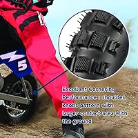Vista 7 de FVRITO Reemplazo del conjunto de rueda trasera para Razor MX500 MX650 SX500 Mini Dirt Rocket Bike 2.50-10 2.50x10 Tubo de neumático Llanta de cadena