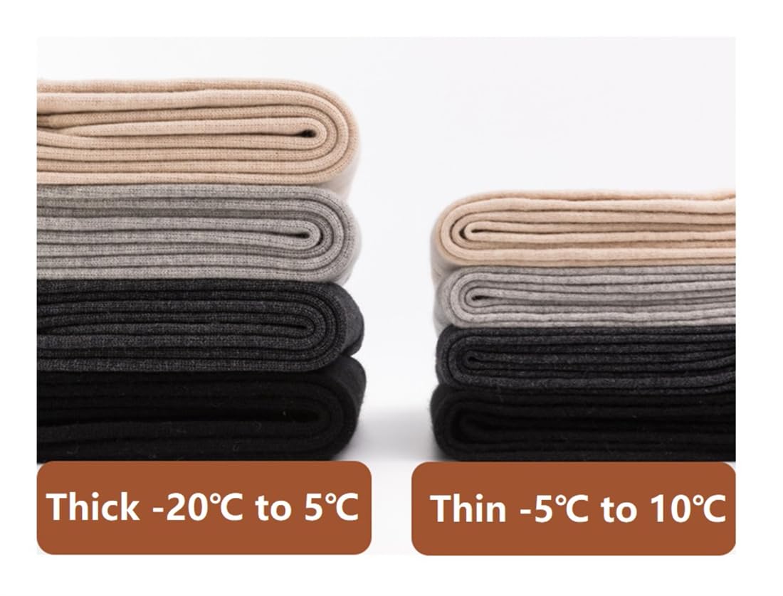 97 % cachemira, ropa interior térmica para hombre y mujer, leggings de invierno para hombre, capa base, mallas largas de lana, peso pesado