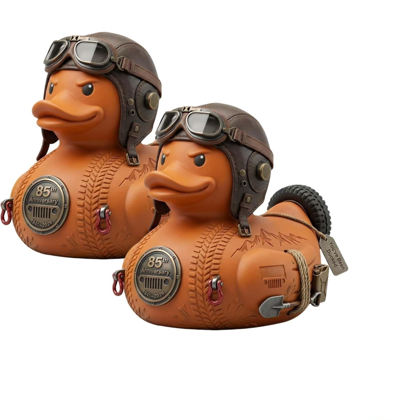 Lsvqzkhf Stylea-2Pcs Handicraft Ornaments, Resin Duck Decoration