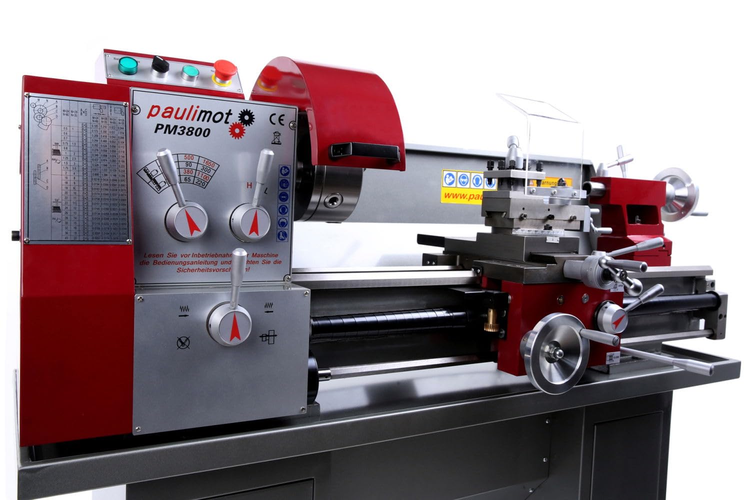 PAULIMOT Drehmaschine PM3800 mit 400 Volt Motor