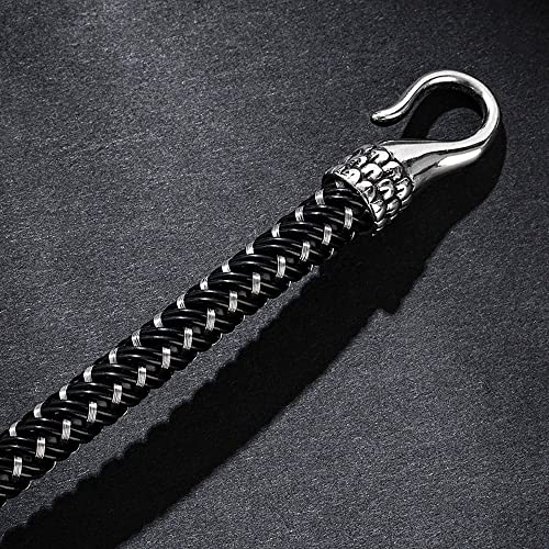 Pulsera Dragón para Hombre Acero Inoxidable Negro miniatura 4