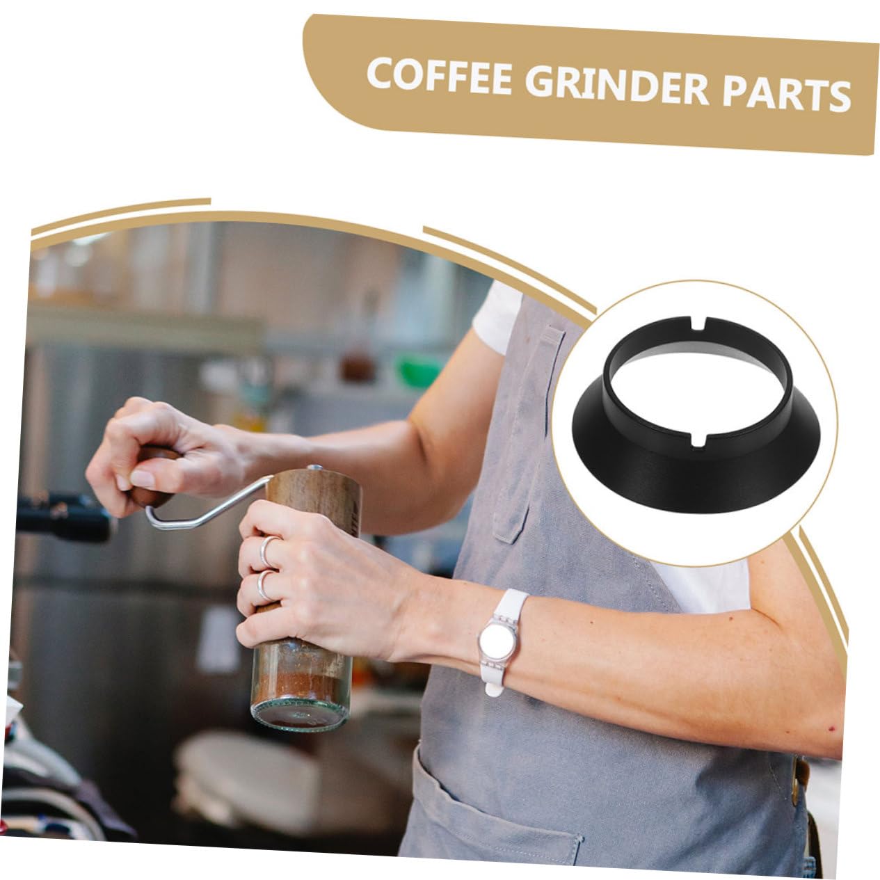 IMIKEYA 4 Sätze Zubehör Für Kaffeemühlen Kaffeezubehör Dichtungen Für Kaffeemühlen Kunststoffdichtungen Für Kaffeemühlen Kunststoffdichtungen Für Kaffeemühlen 4 Stück * 4