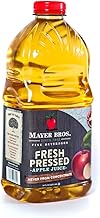 Mayer Brothers Fresh Pressed Apple Juice Made From USA Apples Only