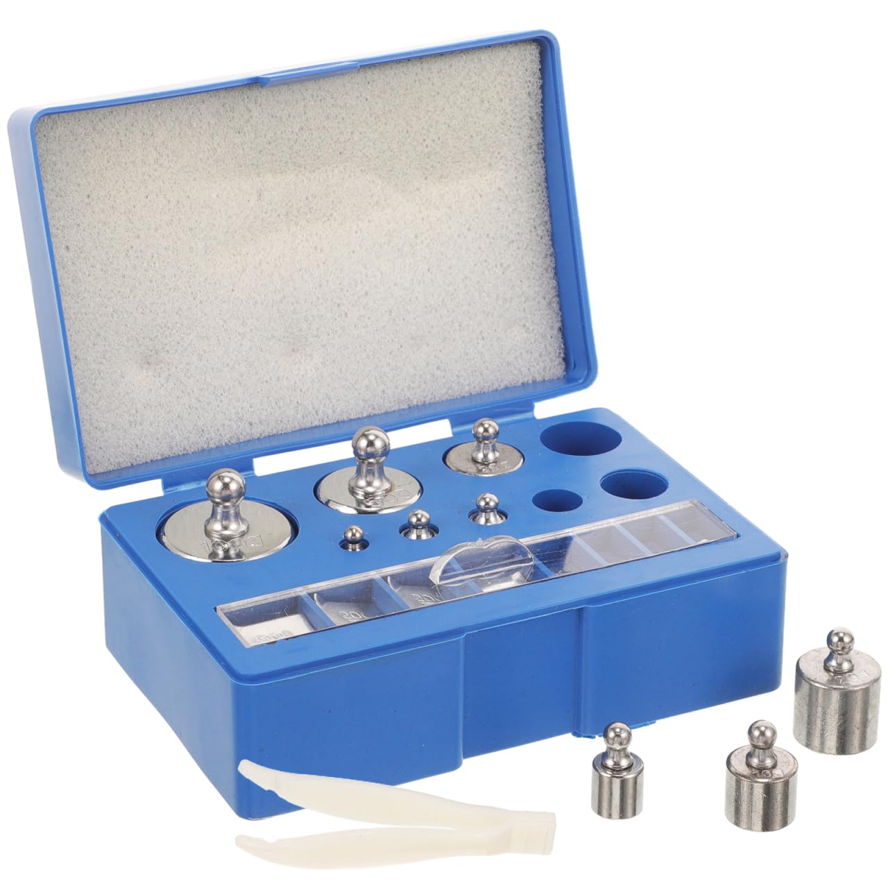 Gatuida 10mg-100g Calibration Weights Set Precision Steel Weights for Digital Scale Calibration-image-7