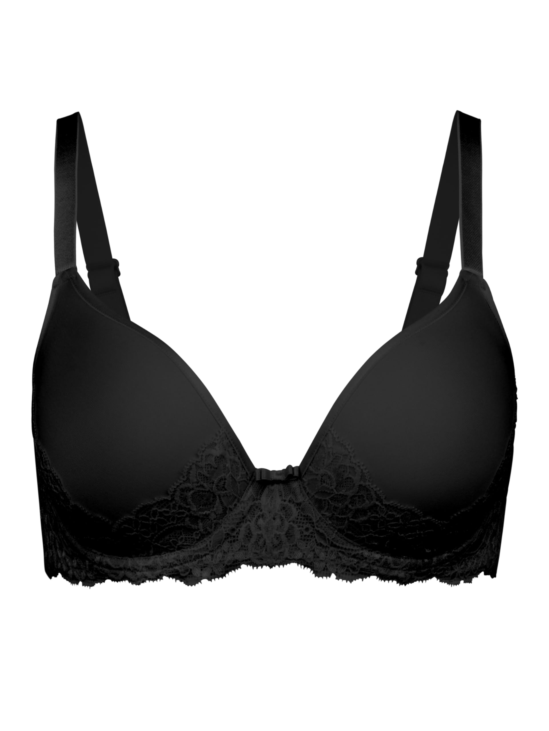 CALIDA Sensual Secrets Balconette Bra, Opaque, Black, 85C Women's