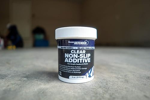 Miniatura 6 de Grano fino, aditivo de pintura antideslizante transparente para selladores y pinturas acrílicas, 4 onzas por 1 galón, aditivo de pintura