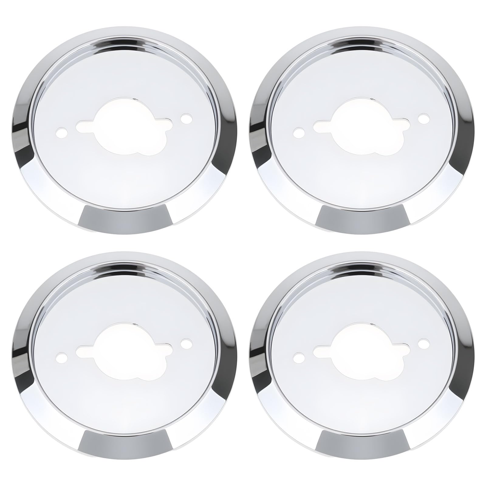 SG Store 4PCS Gas Grill Knob Base Control Part 7.5cm Compatible with BBQ Control Silver