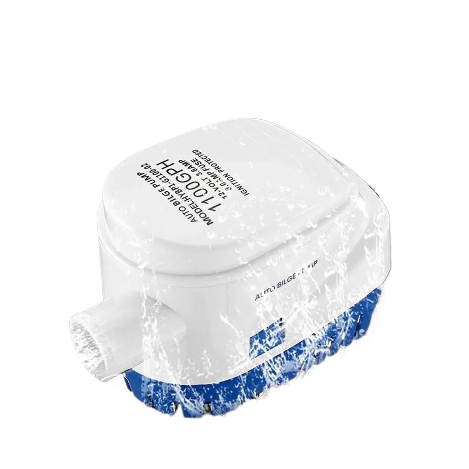 1pc 750GPH 1100GPH Pompa di sentina automatica for barche 12V 24V Pompa elettrica Scarico acqua for barche con interruttore(12V 1100GH)