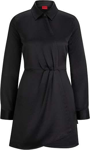 HUGO Damen Dress Flat