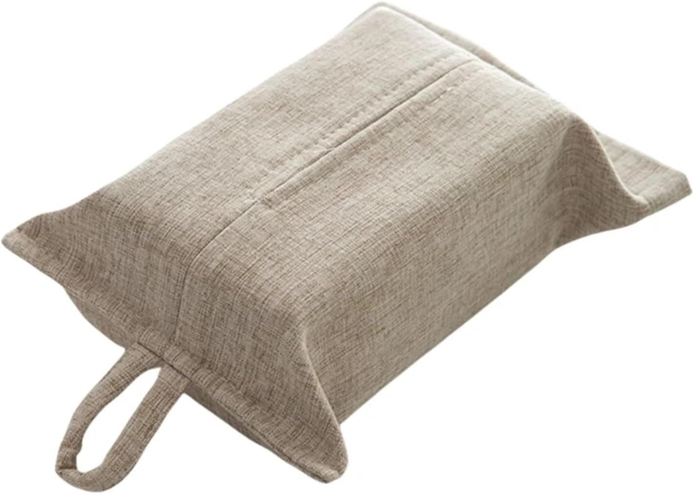 Tissue Box Cover Holder, Fabric Tissue Box Napkin Dispenser Paper Holder